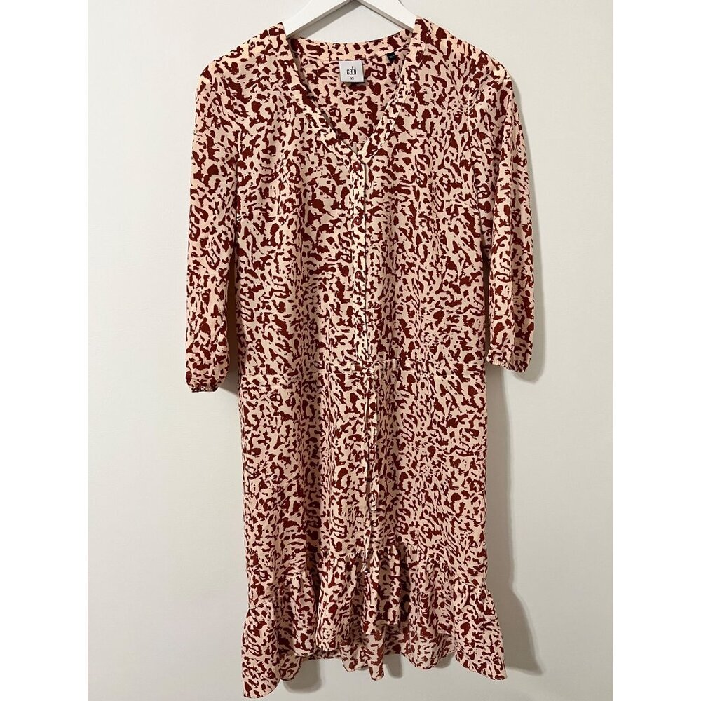 Cabi #5406 Sienna Leopard Print Draw String Waist… - image 2